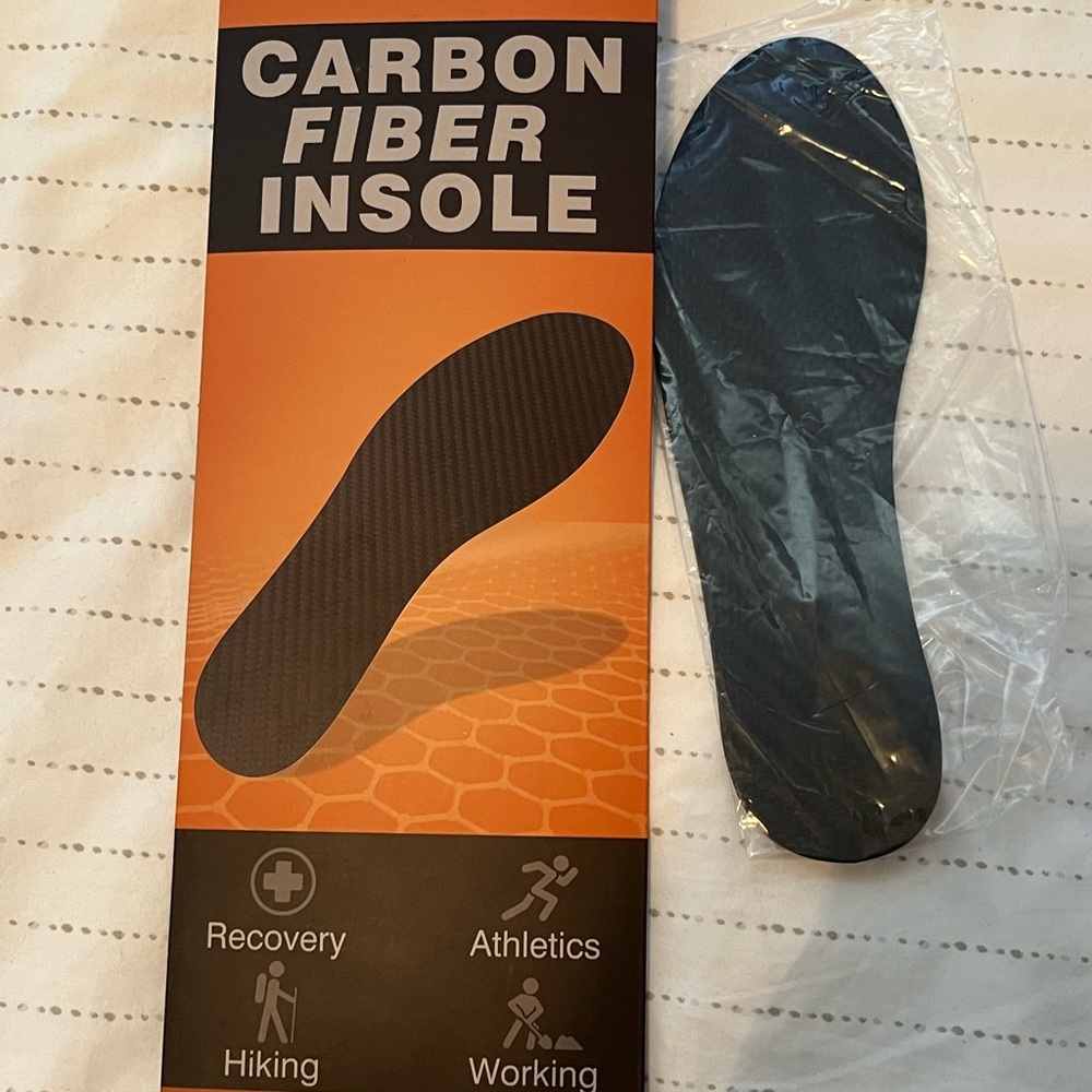 Carbon Fiber Insole for Recovery and Athletics